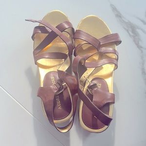 Audrey Brook platform sandals.